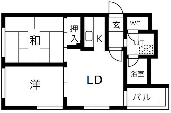 アクシスコート住之江 間取り