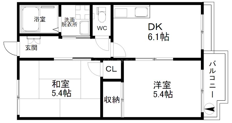 タウニー住之江 間取り