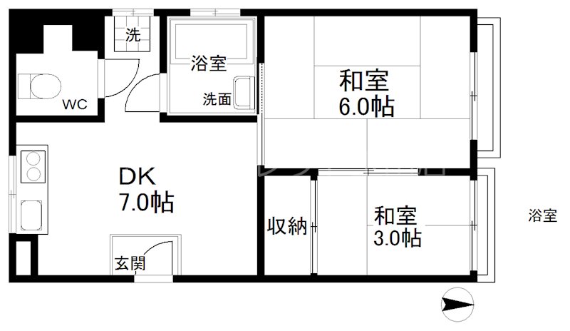 トミーズ住之江 間取り