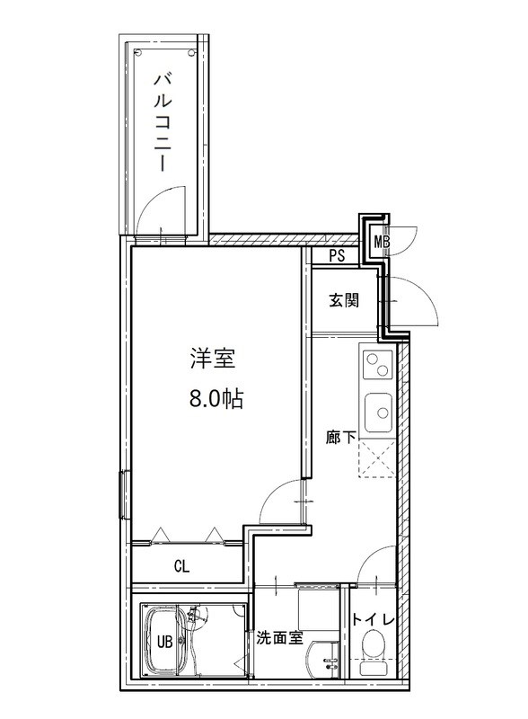 フジパレス加賀屋Ⅱ番館  間取り