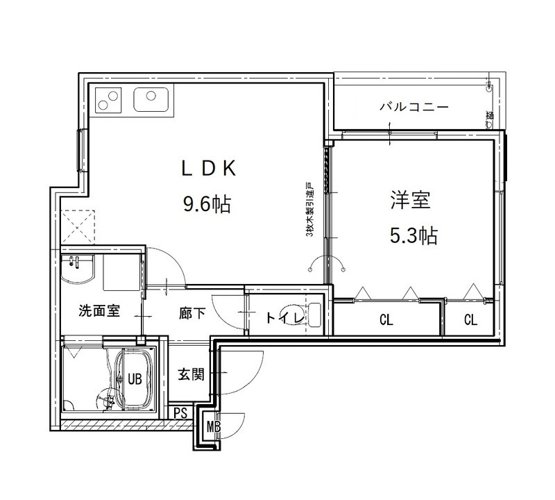 フジパレス加賀屋Ⅱ番館  間取り