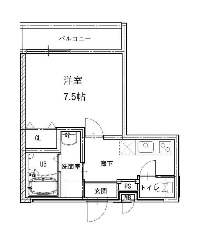 フジパレス加賀屋Ⅲ番館  間取り