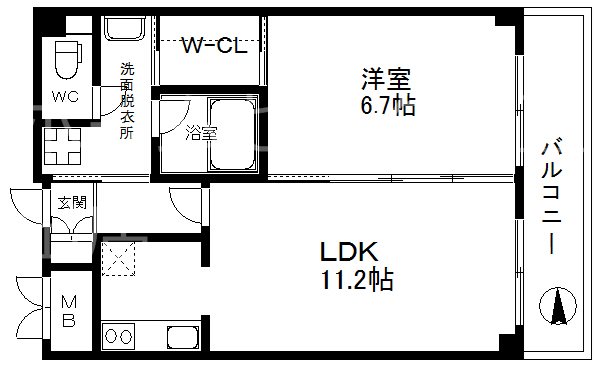 グレース帝塚山 間取り