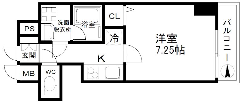 Ｈａｌｕ花園町 間取り