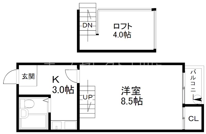 シャルム西加賀屋 間取り