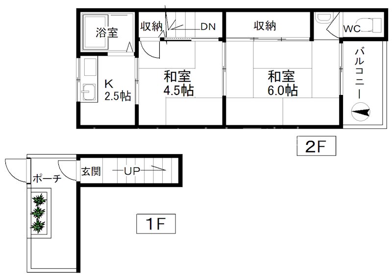 メゾネットみさき 間取り