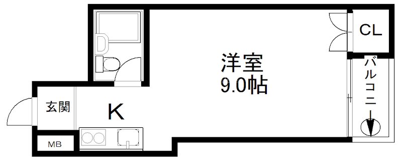 大阪府大阪市西成区千本南２丁目 間取り
