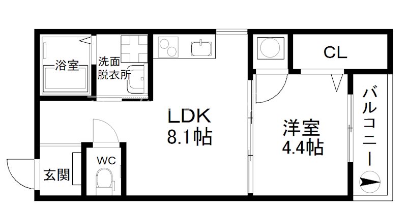 FメゾンコーストⅡ 間取り