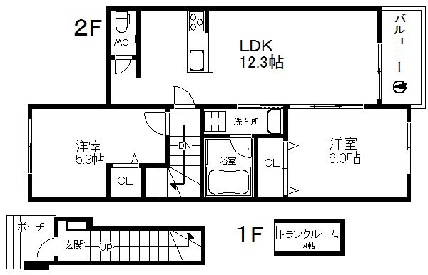 サザンテラスソレアード 間取り