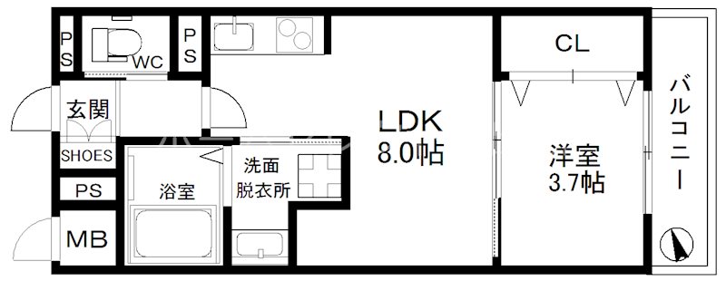 アリビオウエスト 間取り