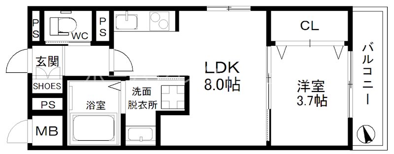 アリビオウエスト 間取り