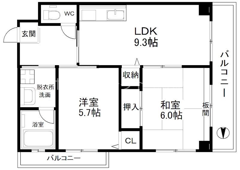 リーデルフェリア住之江 間取り