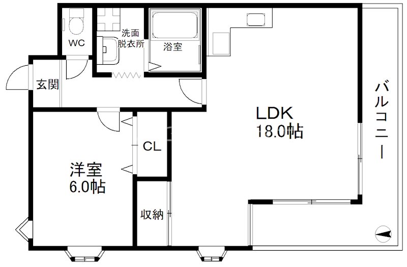 ローズライフ住之江 間取り