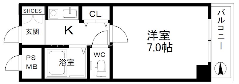 三研BLDアンビション大阪 間取り
