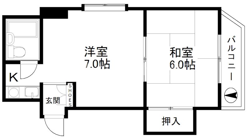 レナジア帝塚山 間取り