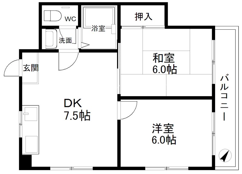 リベルテコーポ保澤 間取り