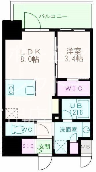 SOFIA住吉大社 間取り