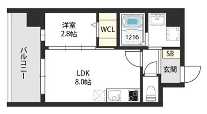 大阪府大阪市住之江区西加賀屋３丁目 間取り