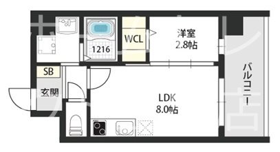 大阪府大阪市住之江区西加賀屋３丁目 間取り