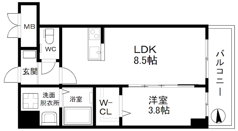 シスイル清水丘 間取り