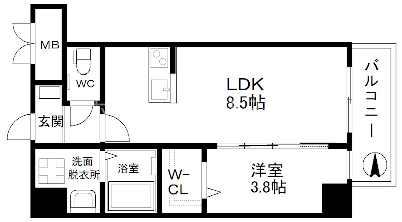 シスイル清水丘 間取り