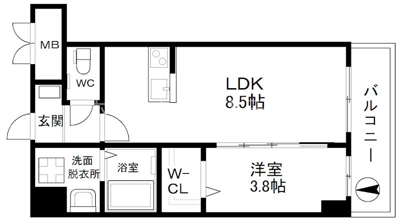 シスイル清水丘 間取り