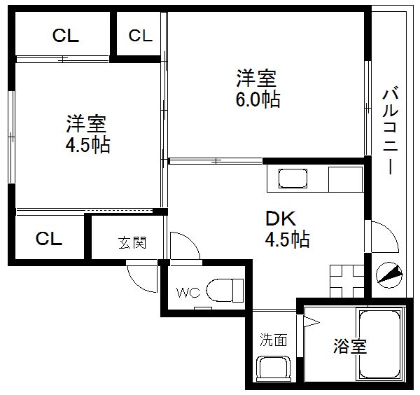 ヴィラナリー大和郡山4号棟  間取り