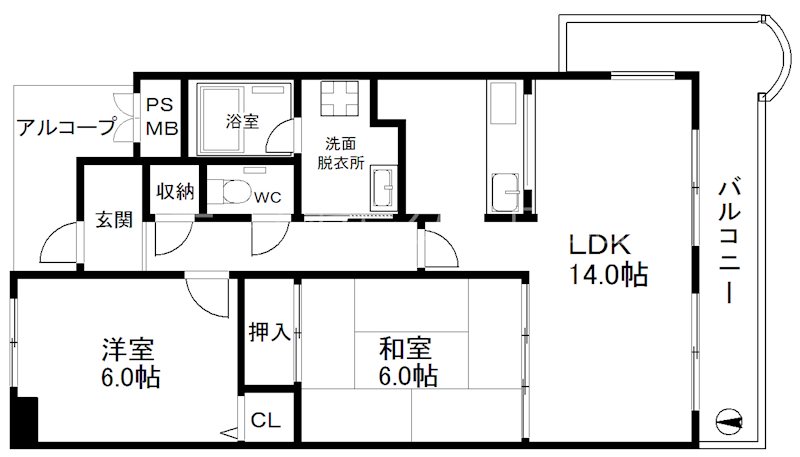 カワデンセントリックハイツ 間取り