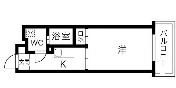 Merry住之江公園 間取り