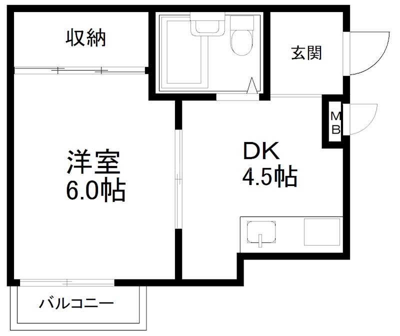ハイツCABIN 間取り