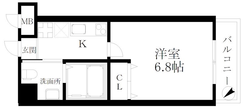 大阪府大阪市西成区岸里東１丁目 間取り