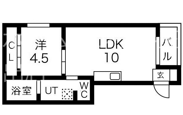 フレイランス中加賀屋 間取り
