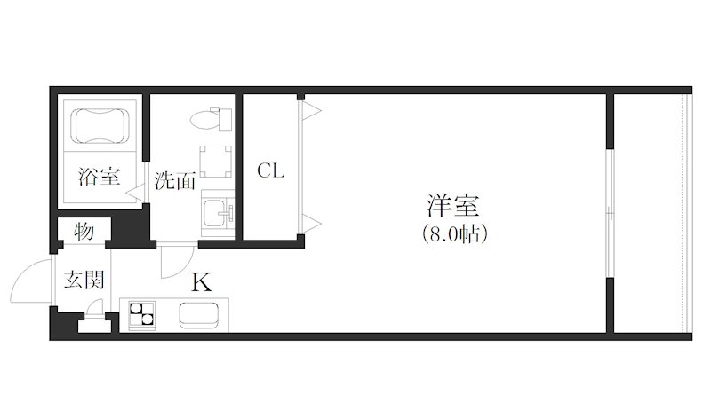 フェリオ南津守 間取り