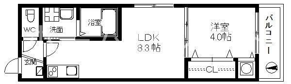 F　asecia　chart 間取り