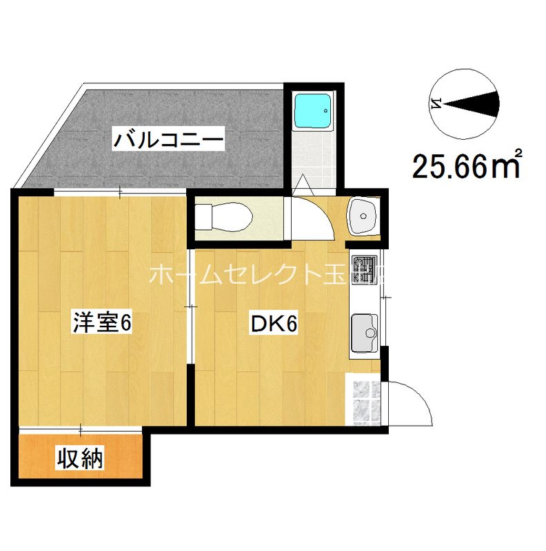ミサキハイツ 間取り