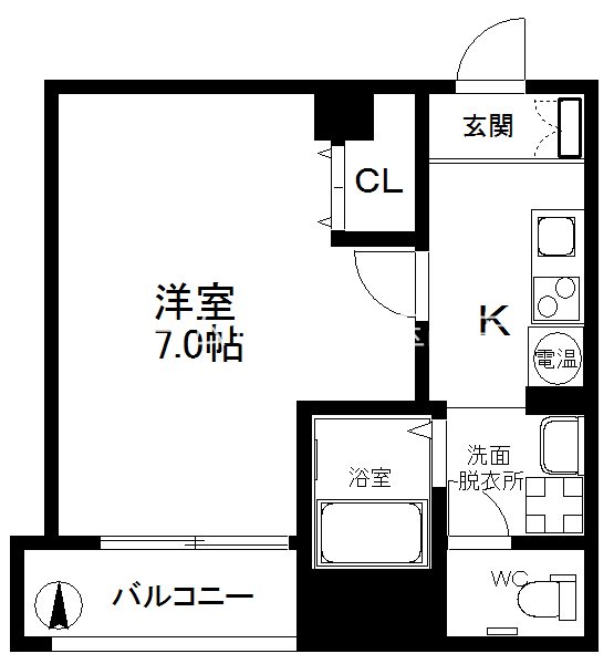 みおつくし岸里 間取り