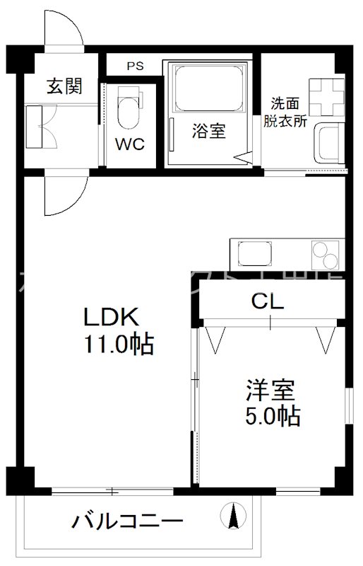 フェリオ玉出 間取り