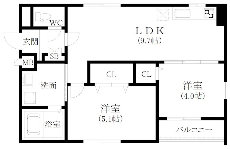 KTIレジデンス住吉大社 間取り