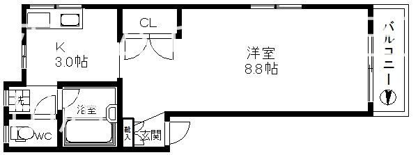 ベルメゾン住吉 間取り