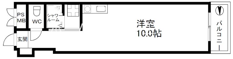 サニーコート粉浜 間取り