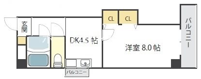ラフィーヌ帝塚山 間取り