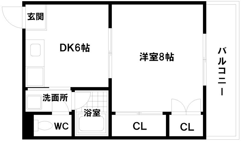 メゾンドソンジュ  間取り