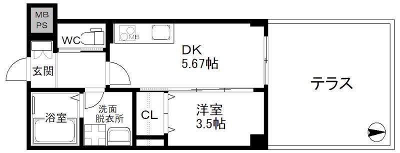テラ我孫子前 間取り