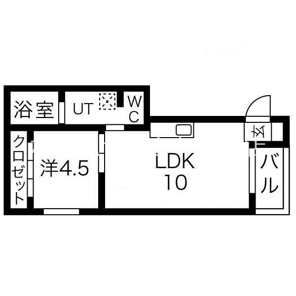 フレイランス中加賀屋 間取り