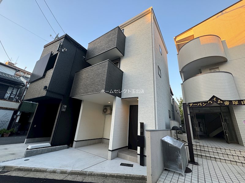 玉出東1丁目戸建賃貸　新築・車庫付 外観