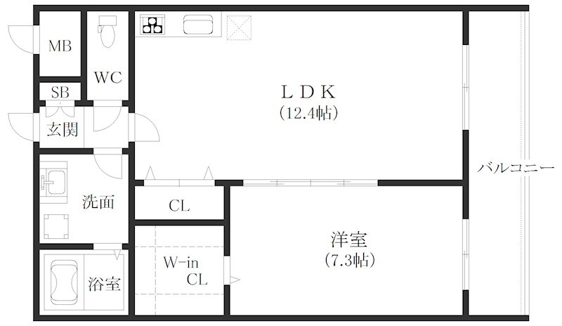 グレイス聖天坂 間取り