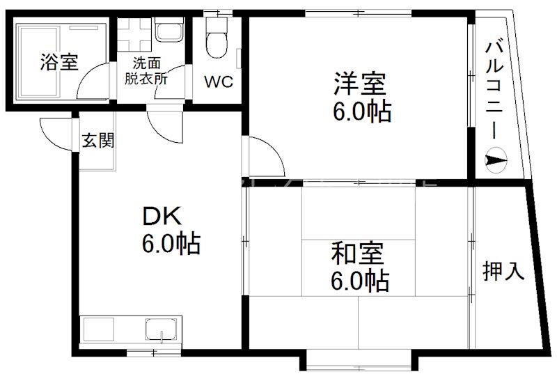 マンションマウンテン北島 間取り