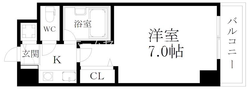 プルメリア玉出 間取り