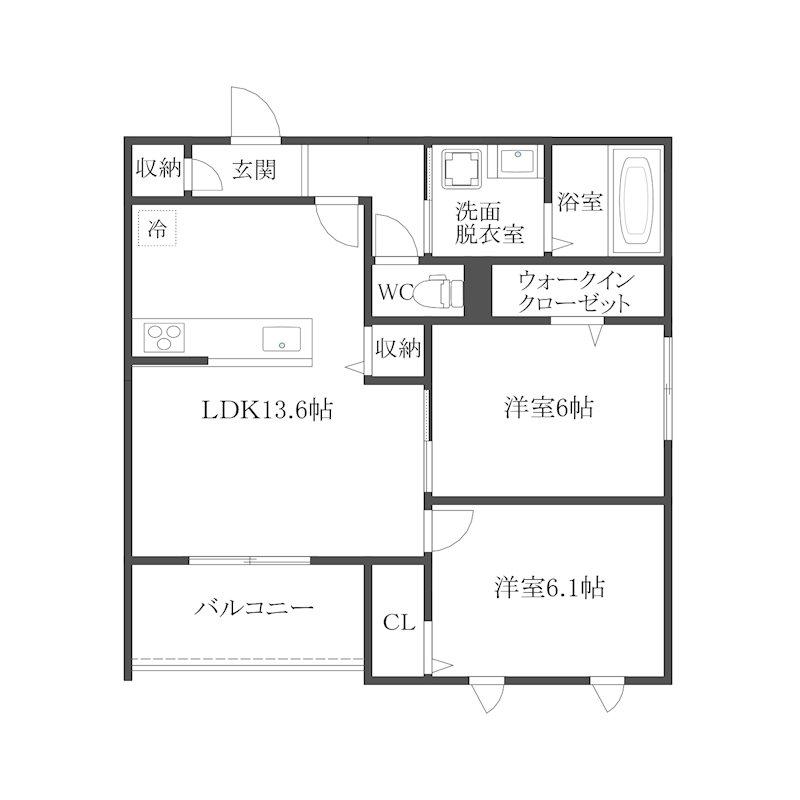 Maison Espoir　Ⅲ 間取り