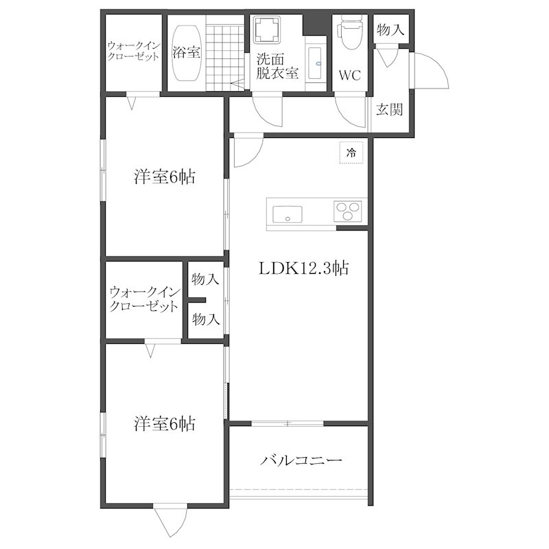 Maison Espoir　Ⅲ 間取り